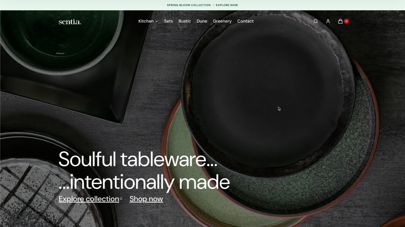 Moduł Baner główny (strona główna) z szablonu Sentia Moduł Baner główny (strona główna) z szablonu Sentia