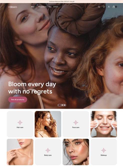 Nowy, darmowy szablon od Shoper o nazwie Bloom.