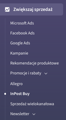 Integracja z InPost Buy w panelu sklepu Shoper Integracja z InPost Buy w panelu sklepu Shoper