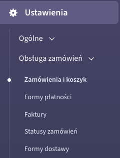 Ustawienia zakupów i koszyka w sklepie Shoper