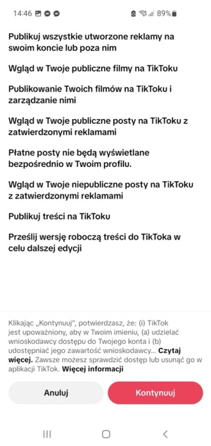 Udostępnij swoje konto na TikTok