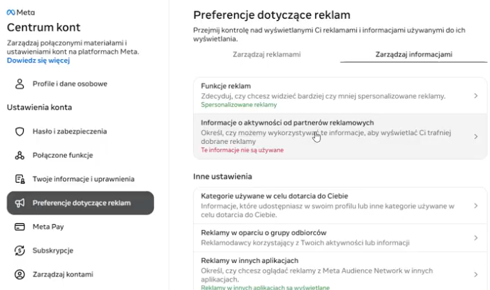 Zdecyduj o trafoności wyświeltanych Tobie reklam Zdecyduj o trafoności wyświeltanych Tobie reklam