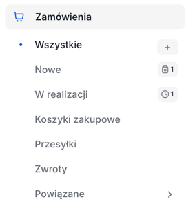 Lokalizacja listy zamówień w panelu Shoper