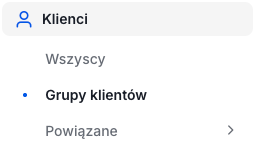 Grupy klientów w panelu administracyjny Shoper Lokalizacja listy grup klientów w Shoper